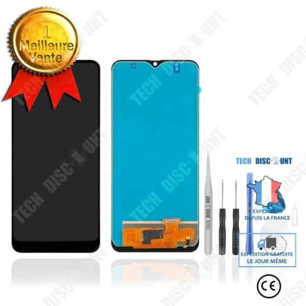 TD® Til Samsung GALAXY A50 A505 Sort Komplet LCD Digital Touch Glas + Værktøj Robuste Skærm Udskiftning