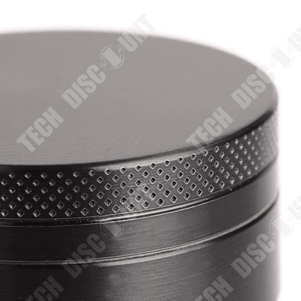 TD® Mølle Knuser Urte Krydder 4 Dele Knuser Si Hakkeren 4 Dele/ Nytte/ Kompakt/ Male/ 55 mm/ 4 Lag/ Sorte