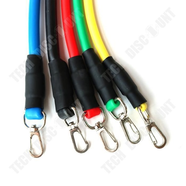 TD® Resistance Bands Set Träning Gym Sport Hem Träning Rör Elastiska band Träningsutrustning