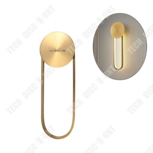 TD® U-formad LED-vägglampa Varmt ljus Mjukt ljus Ögonskydd Kreativ anpassning Anti-repa