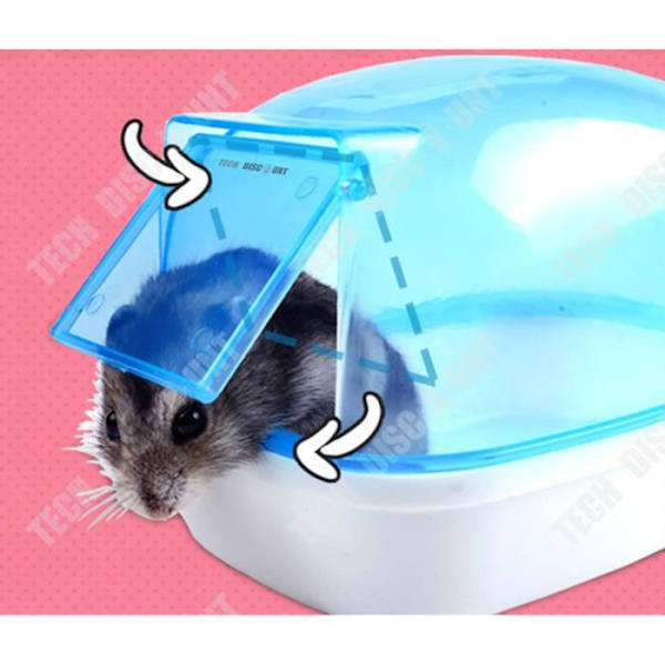 TD® hamsterbadekar marsvin bassin mini pleje renlighed hygiejne egern badeværelse tilbehør kæledyr