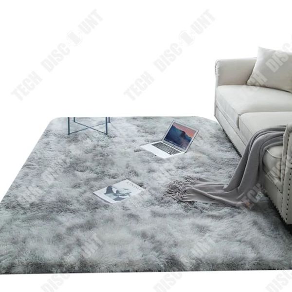 TD® Harmaa Shaggy-Matto 160 x 230cm Lämmin Huonekalu, Pehmeä Huonematto, Joulumatto Grå