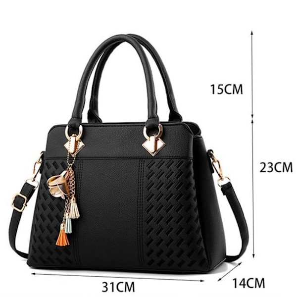 TD® Handväska Ny Damväska Big Bag Axelväska Medelålders Messenger Bag Enkel och mångsidig atmosfär