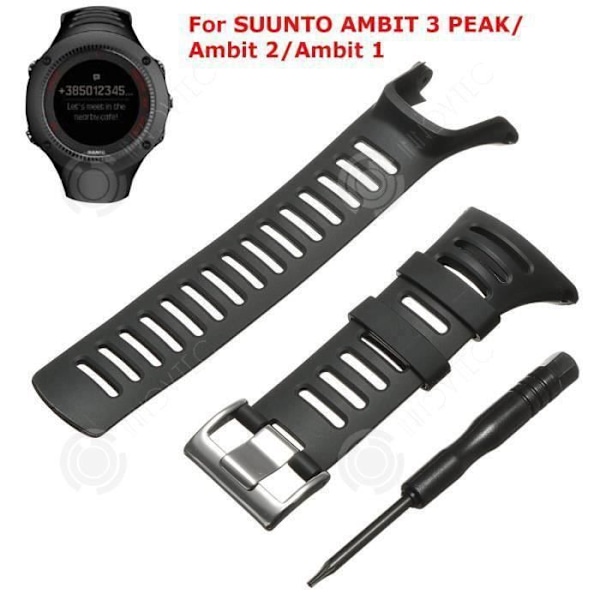 INN® kumi ranneke kellolle SUUNTO AMBIT 3 PEAK - Ambit 2 - Ambit 1 vedenpitävä naisille ja miehille