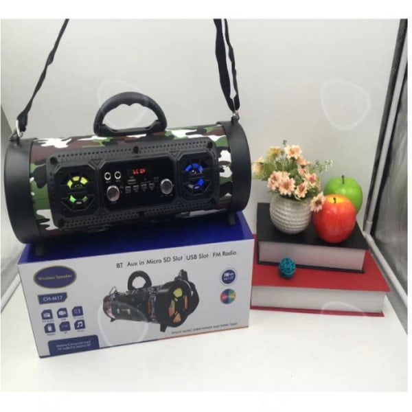 CONFO® M17 Bluetooth-högtalare Utomhus bärbar bärbar ljud trådlös subwoofer