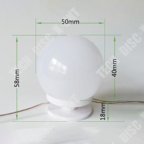 TD® Hollywood-tyylin LED-meikkipeili himmennettävällä lampulla, pukeutumishuoneen valaistus