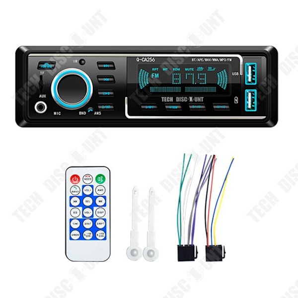TD® Bluetooth-autosoitin 12V monikielinen auto MP3-soitin bluetooth-autohäät music bluetooth seitsemän värivaloa