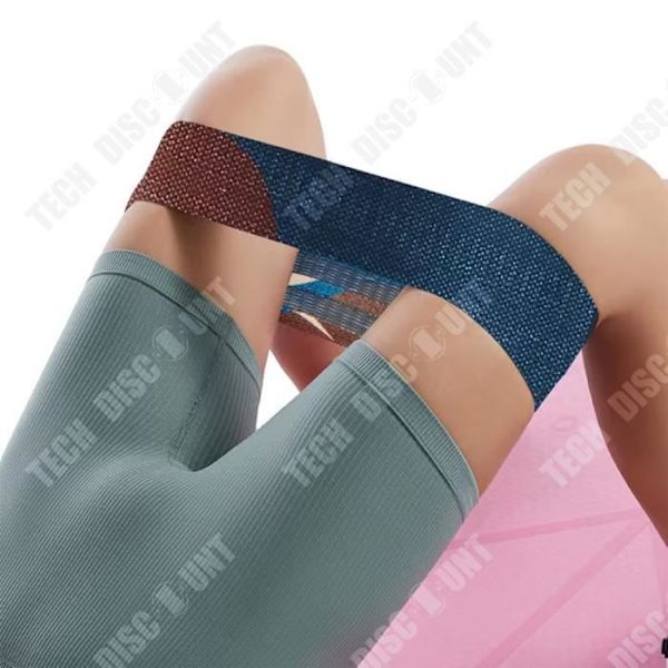 TD® Lönnlöv mönster höftlyft motstånd ring fitness träningsdragare set inomhus yoga elastiskt bälte