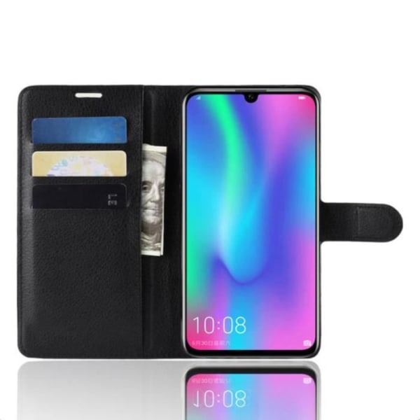 TD® Housse Ny PU Læder Pung med Stødsikker Cover Etui Huawei P Smart 2019 (6.21") - Sort