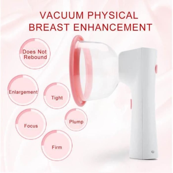 TD® kvinnlig bröstförstoringsmaskin Vakuumpump Massiv bröstvårtkopp Elektrisk komfortpump Alla hudtyper