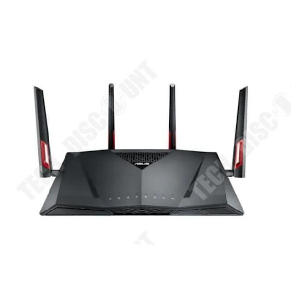 Trådlös Gaming Router - ASUS - RT-AC88U - 8 portar - 3167 Mbits/s - 4 antenner