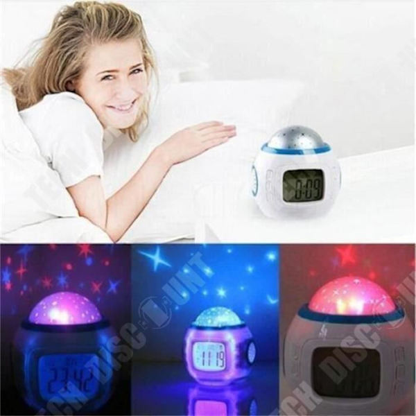 TD® Ur med LED Lys - Multifunktionel Børn - Dekoration Hjemmetilbehør