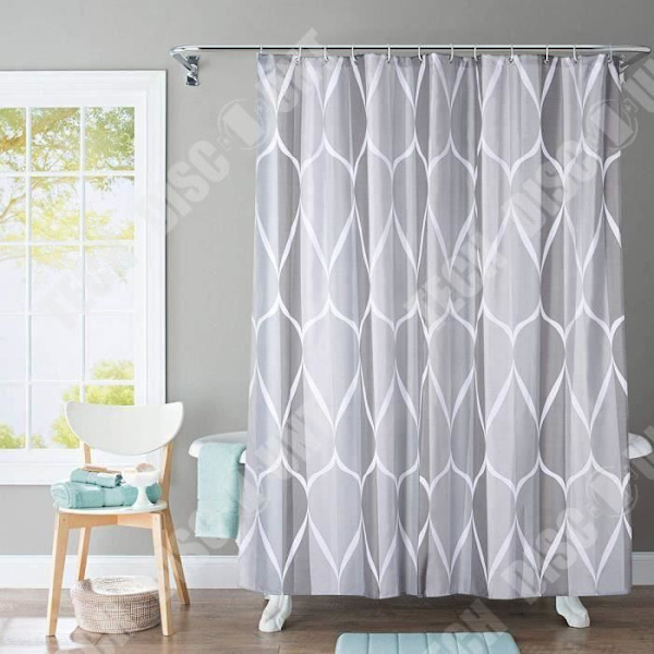 TD® Bruseforhæng i Vandtæt Polyester/ Anti-Svampe/ Badeværelses Tilbehør/ Dekorationsforhæng/ Bruser 180 * 180 cm