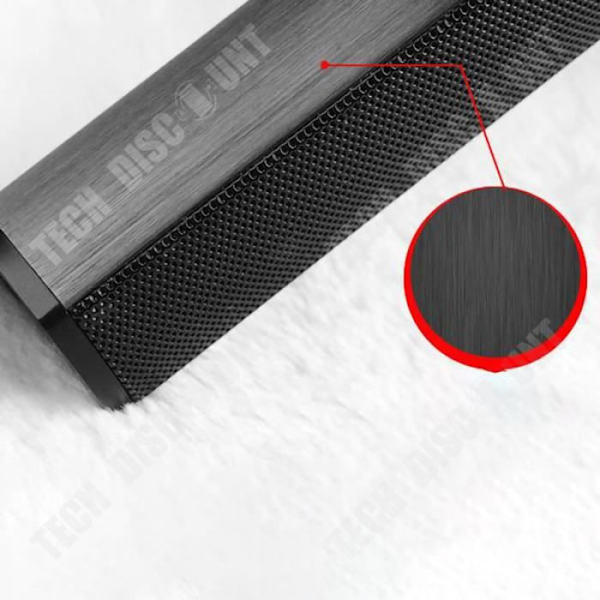 TD® Laptop-högtalare Bärbar USB-ljudkort Mini Bärbar Multimedia Active Band-högtalare Svart