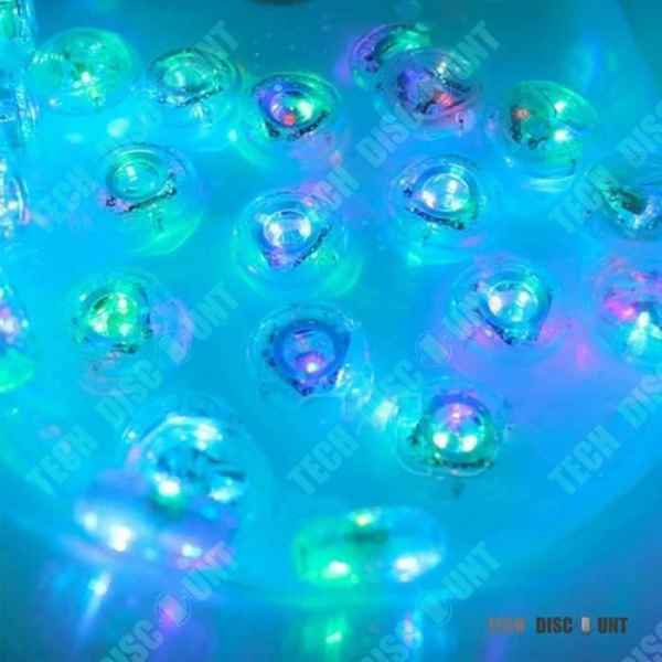 TD® Flytande LED-ljusleksak för barnbadkar - Flytande badlampa Vattentät färgglad LED-leksak