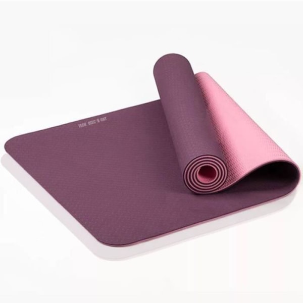 TD® Classic Yoga Mat Yoga Mat Pro TPE Eco Friendly Halkfri Fitness Sport Träningsmatta 1637