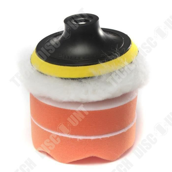 TD® 4" polerkuddssats med borradapter Verktyg Biltillbehör Sponge-Shine-Clean