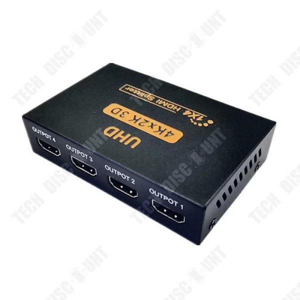 TD® HDMI Jakaja Yksi tulo, neljä lähtöä 4K*2K Video- ja audioreititin Sopii HD-, DLP- ja LCD-projektoreille