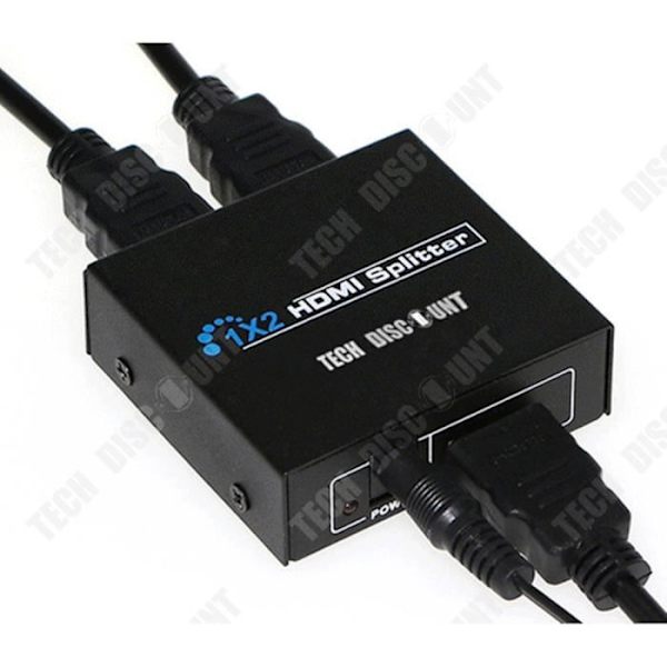 TD® HDMI audio separator splitter ultra HD støtte 2 indgange sort kabel tv vælger divider monitor præstation