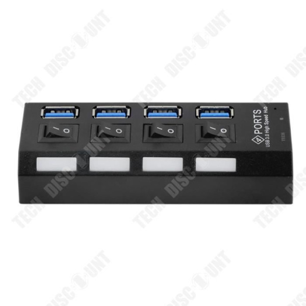 TD®-driven USB-hubbkabel 4-portars navadapterswitch Strömladdning Bekväm sparande strömanslutning