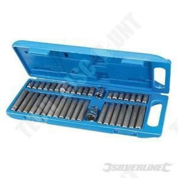 TD® 40 kappaleen Torx-6 päätettä, kuusiokoloja ja splinejä, käyttöohjeet rakennus, ruuvauksen DIY päitä