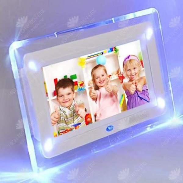 Digital fotoram - HTBE® - 7 tum - LED - 800x480 - Multifunktionell