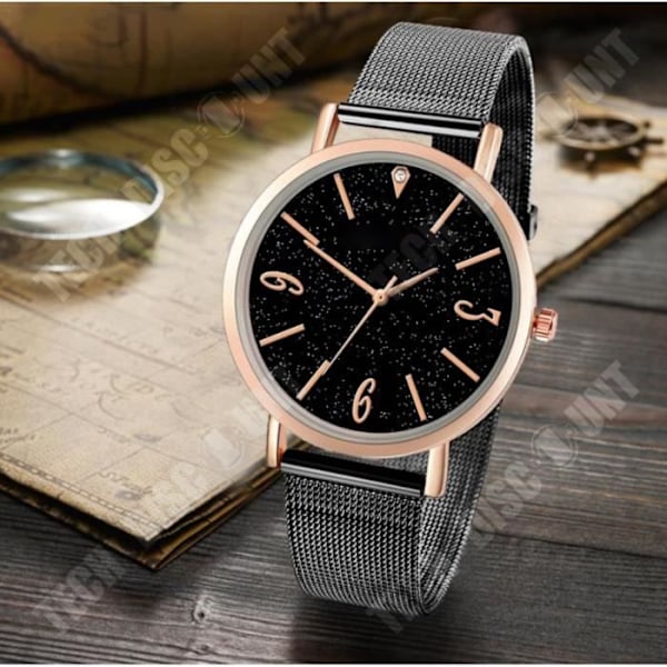TD® Quartz Armbåndsure Casual og Business Series Mesh bælteur gaver til mænd 460024