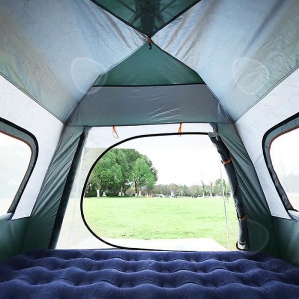 CONFO® Campingtält utomhuscamping utomhushus regntätt helautomatisk förtjockad solkräm 4 personer