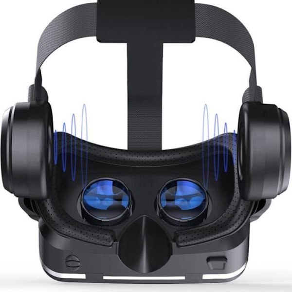 VR-headset 21,3 x10,7x 23cm ABS PC Senaste generationens VR virtual reality-headset Virtual reality-headset för VR-spel svart