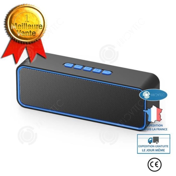 I® Langaton kannettava bluetooth-kaiutin, Subway Bluetooth-kannettava kaiutin PC:lle, matkapuhelimelle / Multi-Media-kortti S