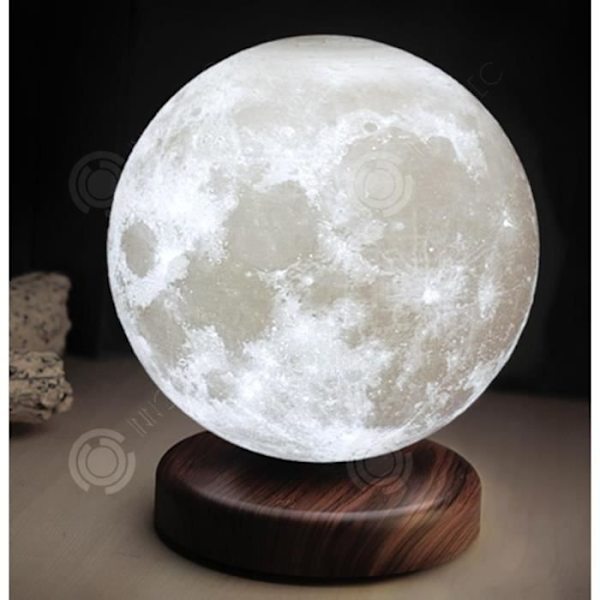 INN Rør-LED Rør LED USB 3D Magic Moonlight Nattelampe Måneskinn Bord Måneskinn Gave 14cm