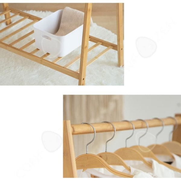 CONFO® naulakko, naulakko, rohkea ja korkea, yksinkertainen, monikerroksinen naulakko, jalallinen naulakko, naulakko in