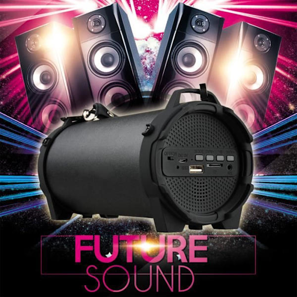 Bluetooth-kaiutin - Audio TD® - 32 Gt - 5 tunnin akunkesto - Bluetooth 5.0 - Kannettava ja siirrettävä
