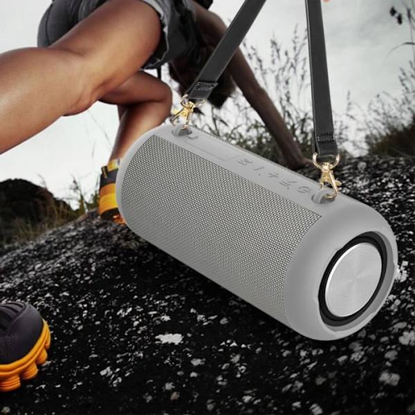 CONFO Överviktig bluetooth högtalare subwoofer 20W kraftfull förstärkningsvolym och ljud lång batteritid