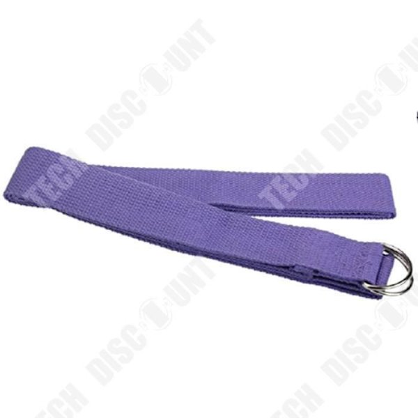 TD® Yoga Tilbehør Justerbar Fitness Ben, Stræk Træningsrem 180 CM lang med ring-