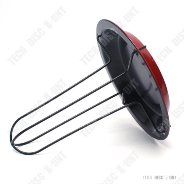 Plateau til kylling i rustfrit stål TD® L 16.5*H 17cm Separat design Tykt grill barbacoa til udendørs camping