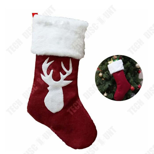 TD® Julstrumpor Broderi Älg Fickstrumpor Hängande Modell Hänge Dekorationer Designad för Julen