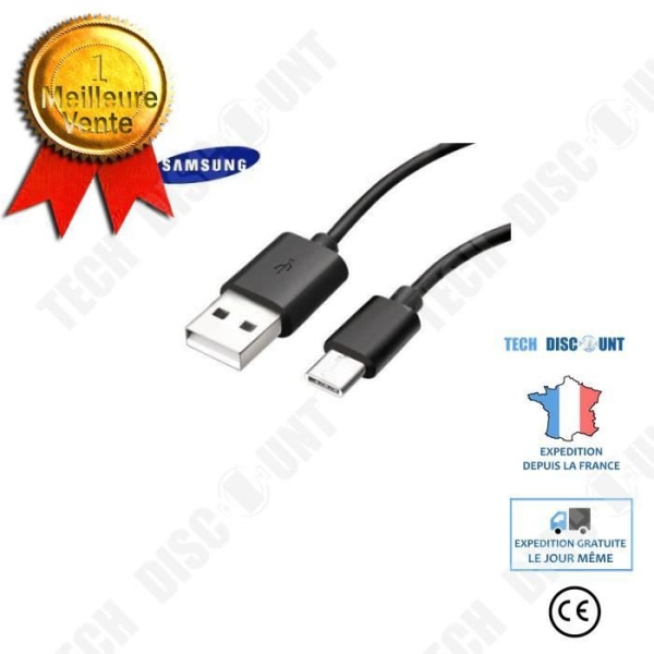 TD® EP-DG950CBE Data USB Type-C Adapter Kabel 1,20 m Svart / Laddare Adapter / 120 cm längd / Snabb överföring