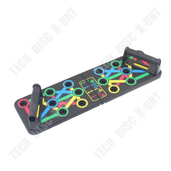 TD® Push Up Board 14-i-1 Pull Up Bar Sort