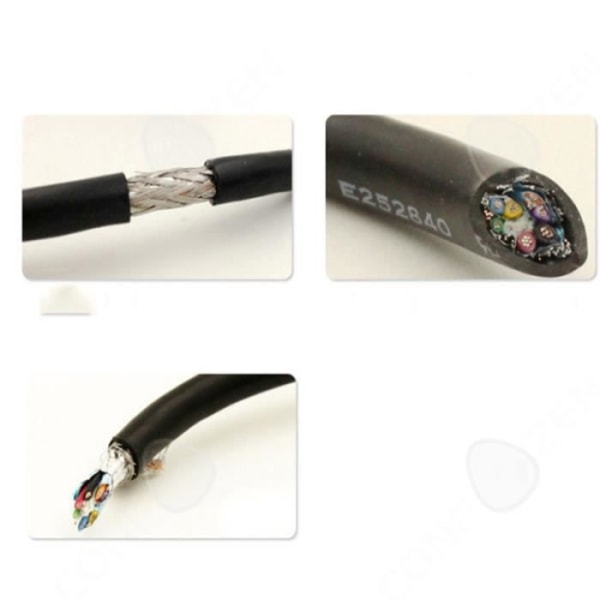 CONFO® USB 3.0 A till A-kabel 2 meter A hane till A hane datasladd Typ A/A förlängning för dator 2m