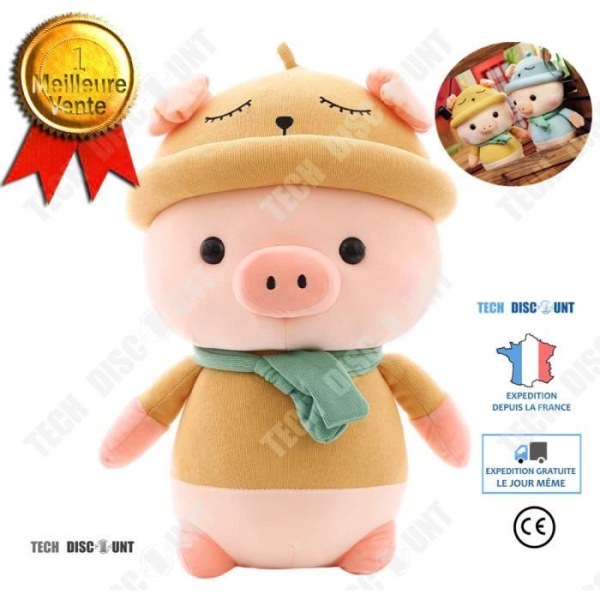 INN® Söt gris docka kudde kreativa händer mjuka djur sängplysch ergonomisk kudde maskot barn baby fest dekoration