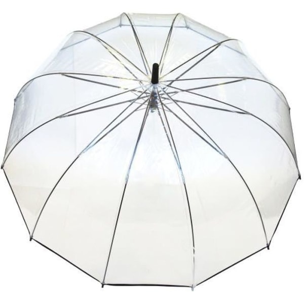 Stort automatiskt transparent kupol XXL paraply - paraply för två - paraply för par - Smati