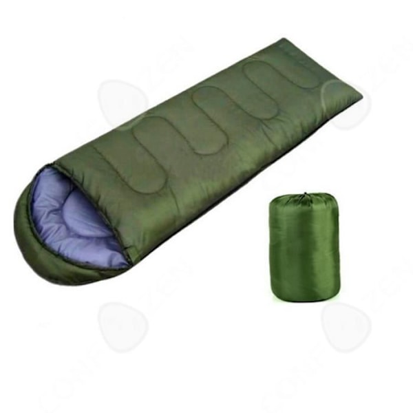 CONFO® Envelope sovsäck med huva Vår fritids sovsäck Camping sovsäck Vuxen sovsäck