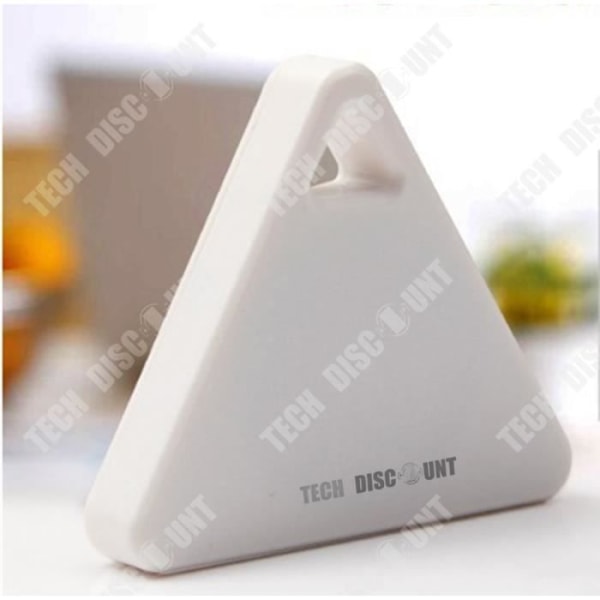 TD® Anti-tabs triangulær hvid Bluetooth detektionsalarm enhed til objekter, tilbehør til ældre, børn og husdyr.