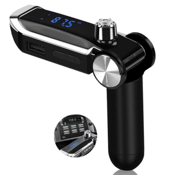 Transmitter til bil TD® Dobbelt USB-port Foldbart og indsætbligt Håndfri opkald