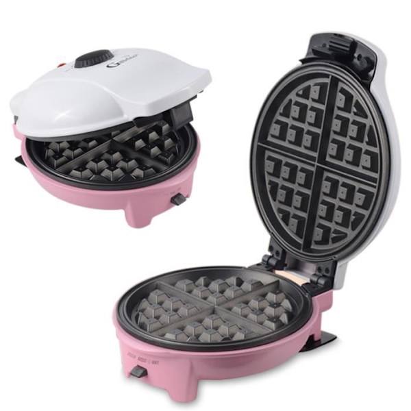 Gauffrättare - TD® - Professionell - 800W - Multifunktion - Bakelit Rosa