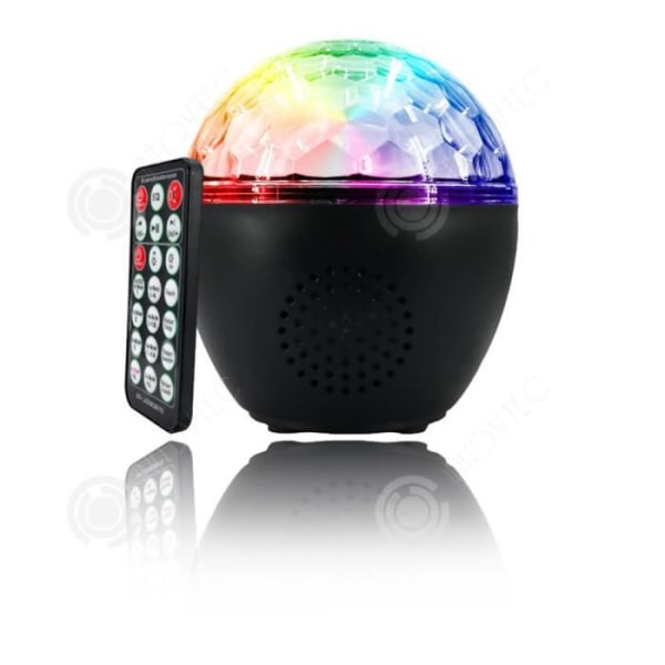 INN® Bluetooth Magic Ball-blixtljus, 16 färger Audio LED-scenbelysning, N Day Projection Lighting