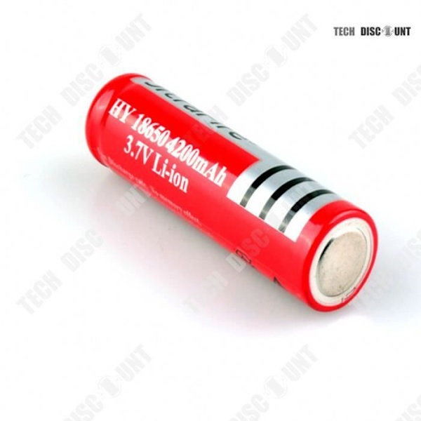 Litiumakku TD® 18650 laser ladattava 3,7 kärkiä