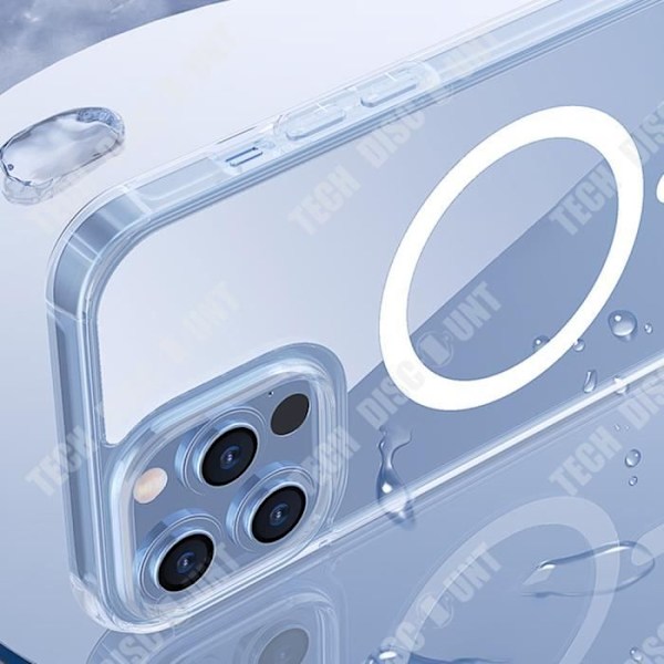 TD® Clear telefonfodral för iPhone 14 Pro Högt skyddande magnetisk design Fingeravtrycksresistent