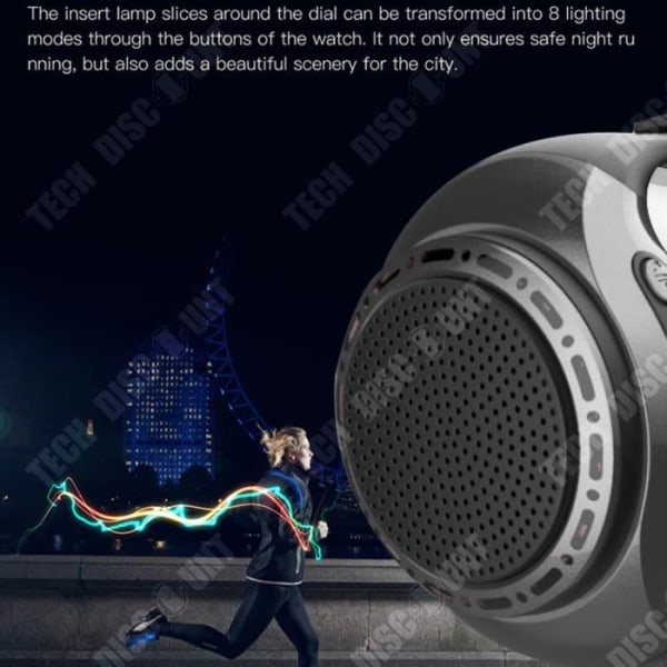 TD® Musta älykäs itsekuvaus Bluetooth-kaiutin, handsfree-puhelut, TF-korttipaikka, USB-liitäntä